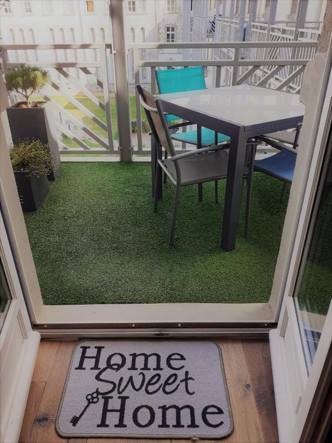 Charmant Studio en duplex esprit loft avec balcon vue mer, et piscine extérieure Le Croisic Esterno foto