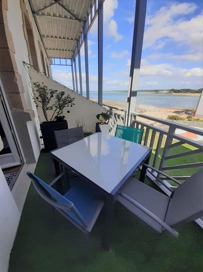 Charmant Studio en duplex esprit loft avec balcon vue mer, et piscine extérieure Le Croisic Esterno foto